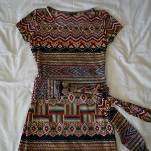 Max Lulu printed mini dress XS